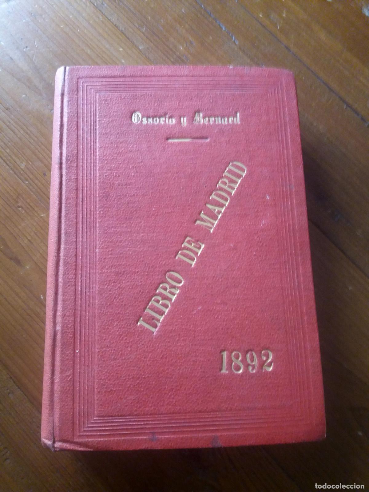 Libros: Manuel Ossorio y Bernard - LIBRO DE MADRID Y ADVERTENCIA DE FORASTEROS - Foto 1