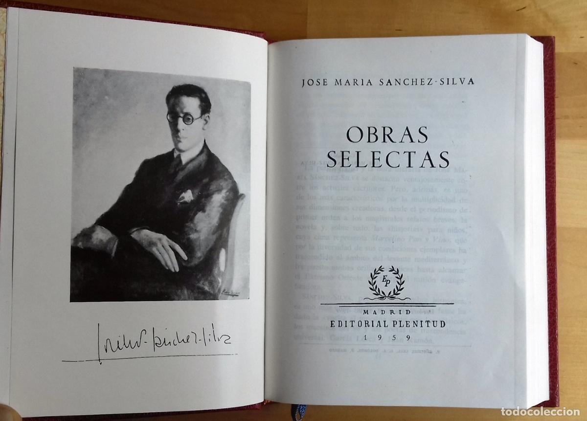 Libros: Jos&eacute; Mar&iacute;a S&aacute;nchez Silva - OBRAS SELECTAS - Foto 2