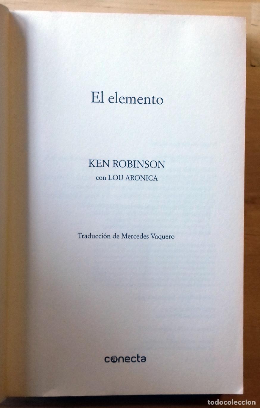 Libros: Ken Robinson con Lou Aronica - EL ELEMENTO - Foto 2
