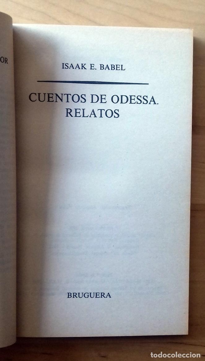 Libros: Isaak E. Babel - CUENTOS DE ODESSA. RELATOS - Foto 2