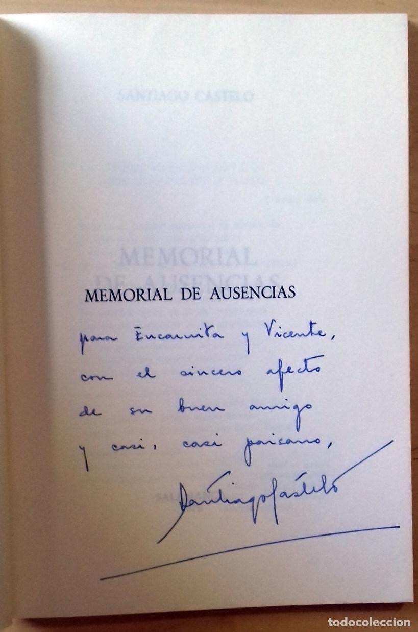 Libros: Santiago Castelo - MEMORIAL DE AUSENCIAS - Foto 2