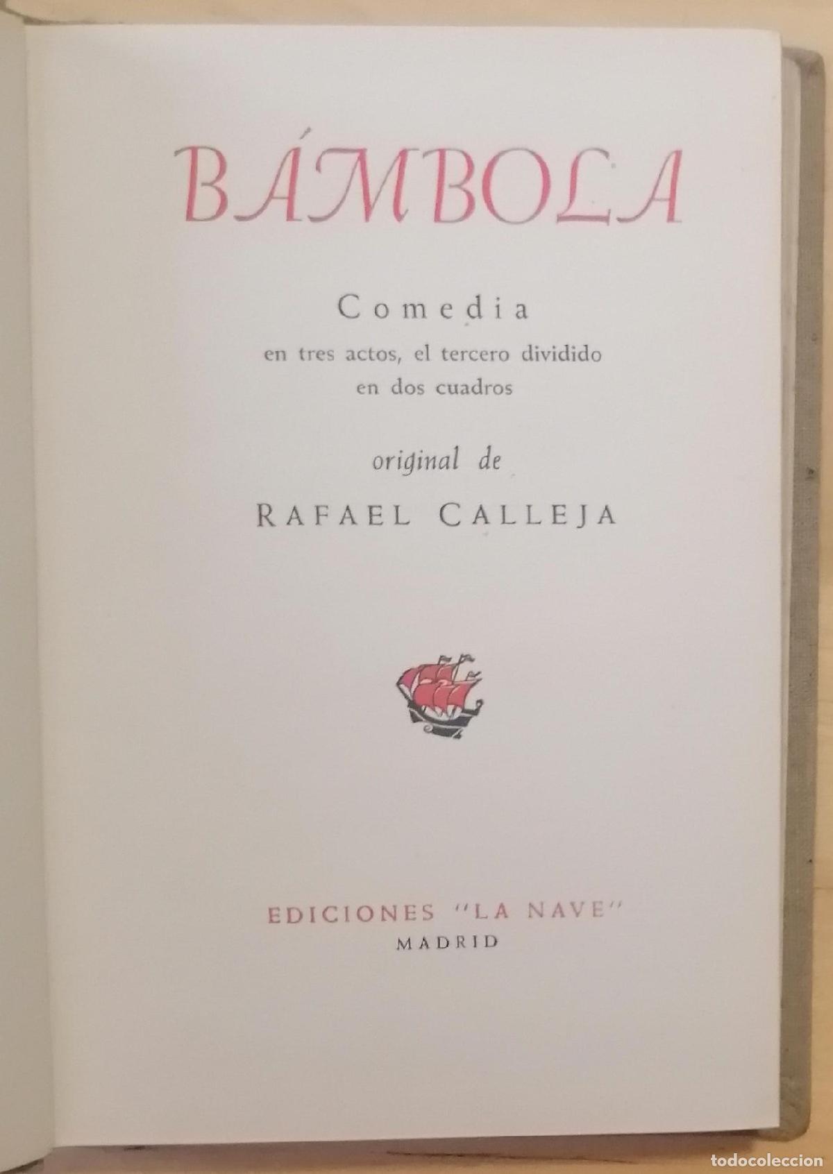 Libros: Rafael Calleja - B&Aacute;MBOLA - Foto 1