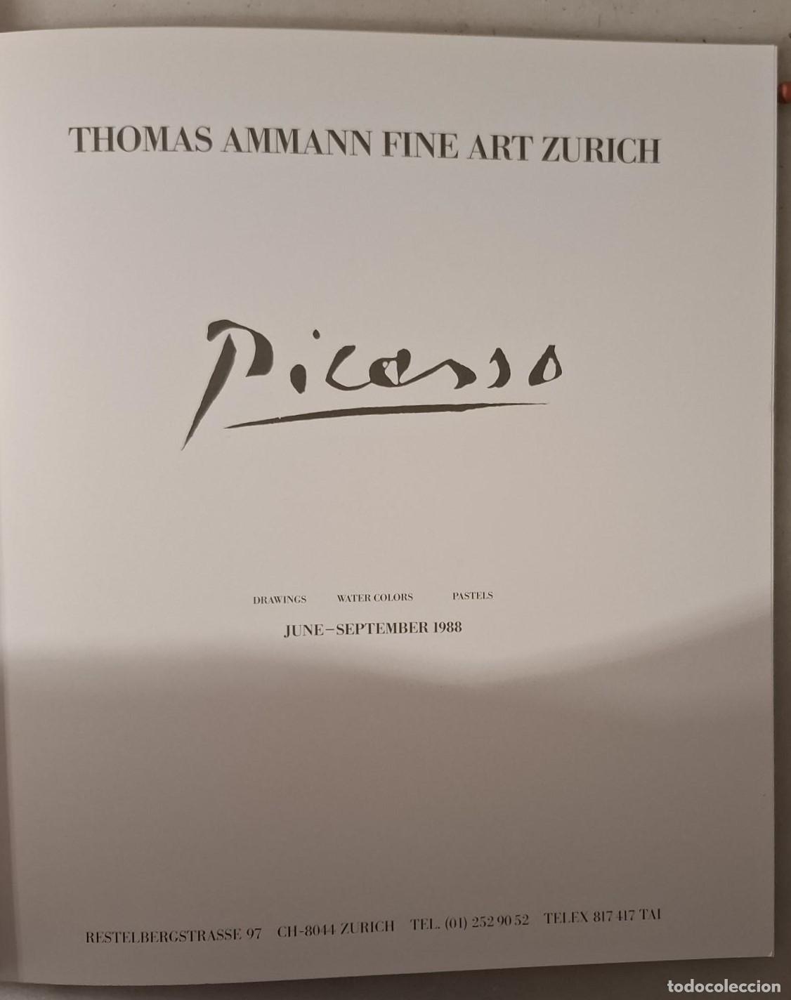 Libros: PICASSO. DRAWINGS, WATER COLORS, PASTELS - Foto 5