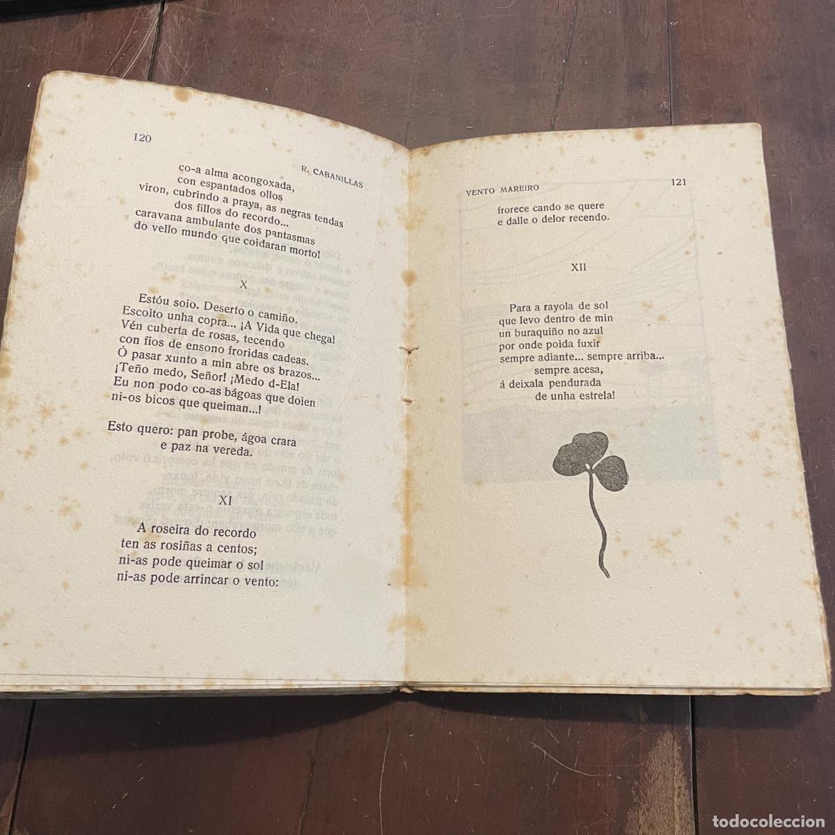 Libros: Vento mareiro (galego) - Ram&oacute;n Cabanillas - Foto 3