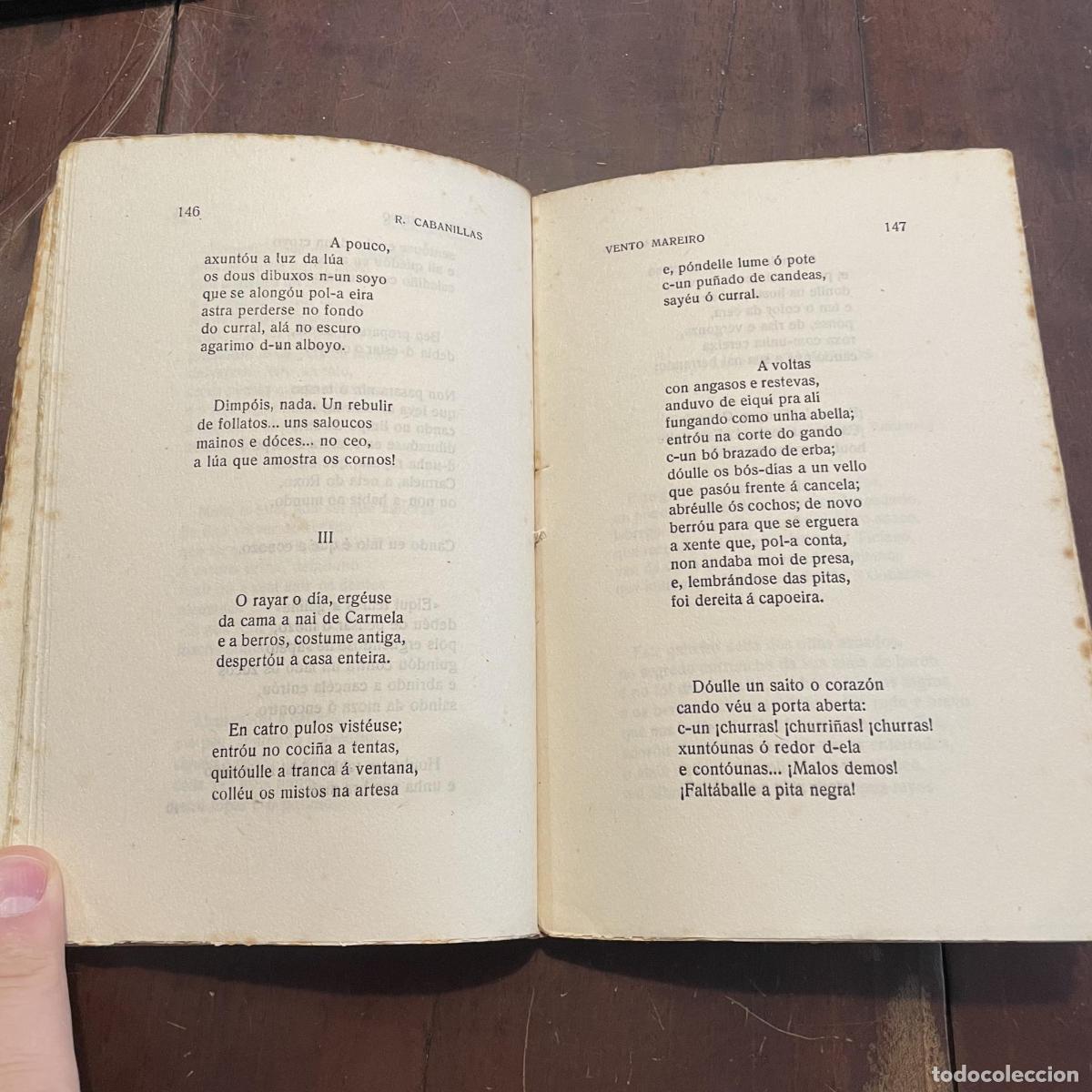 Libros: Vento mareiro (galego) - Ram&oacute;n Cabanillas - Foto 5