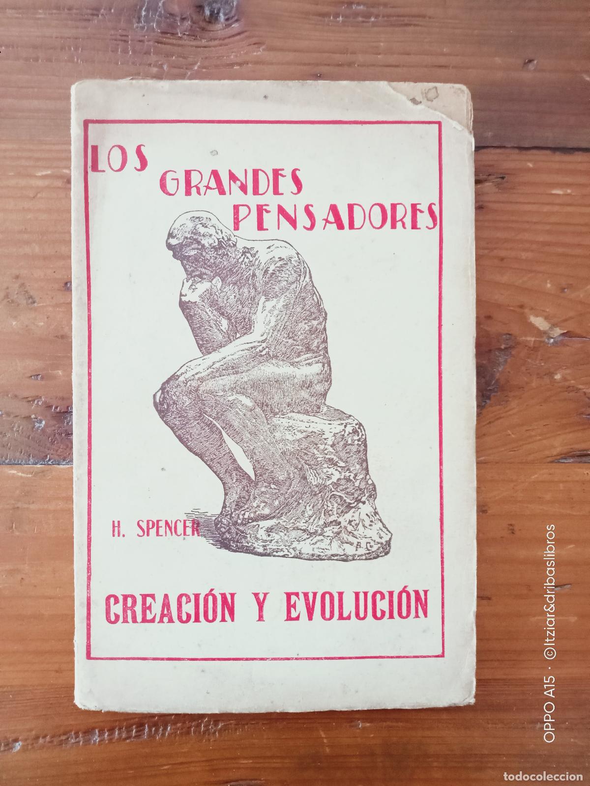 Libros: Herbert Spencer - CREACI&Oacute;N Y EVOLUCI&Oacute;N - Foto 1