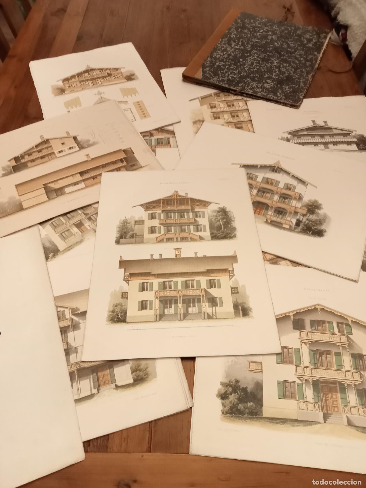 Libros: Mey & Widmayer - ARCHITECTURE DES ALPES. 72 Lithographien