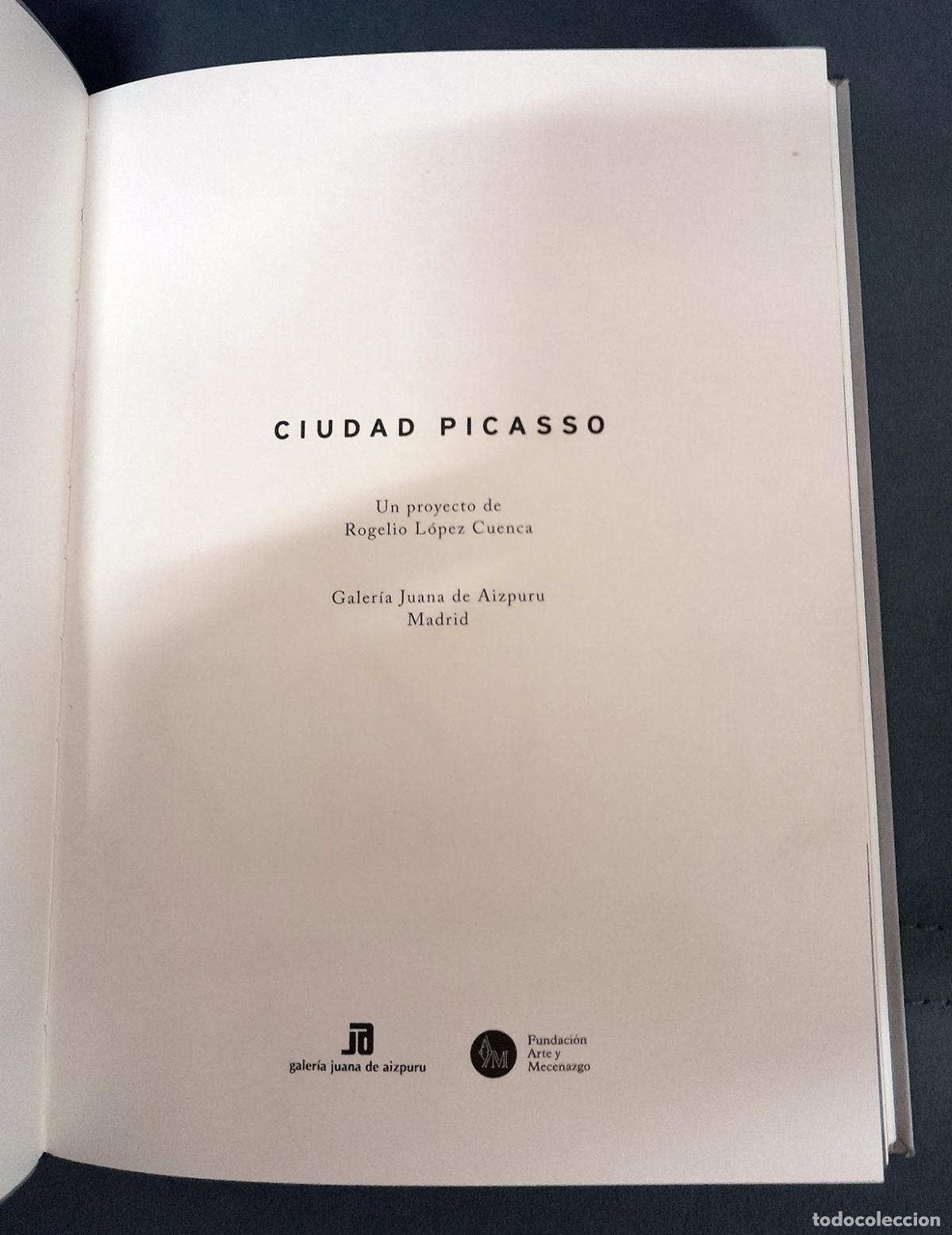 Libros: Rogelio L&oacute;pez Cuenca - CIUDAD PICASSO. Castellano - Ingl&eacute;s - Foto 2