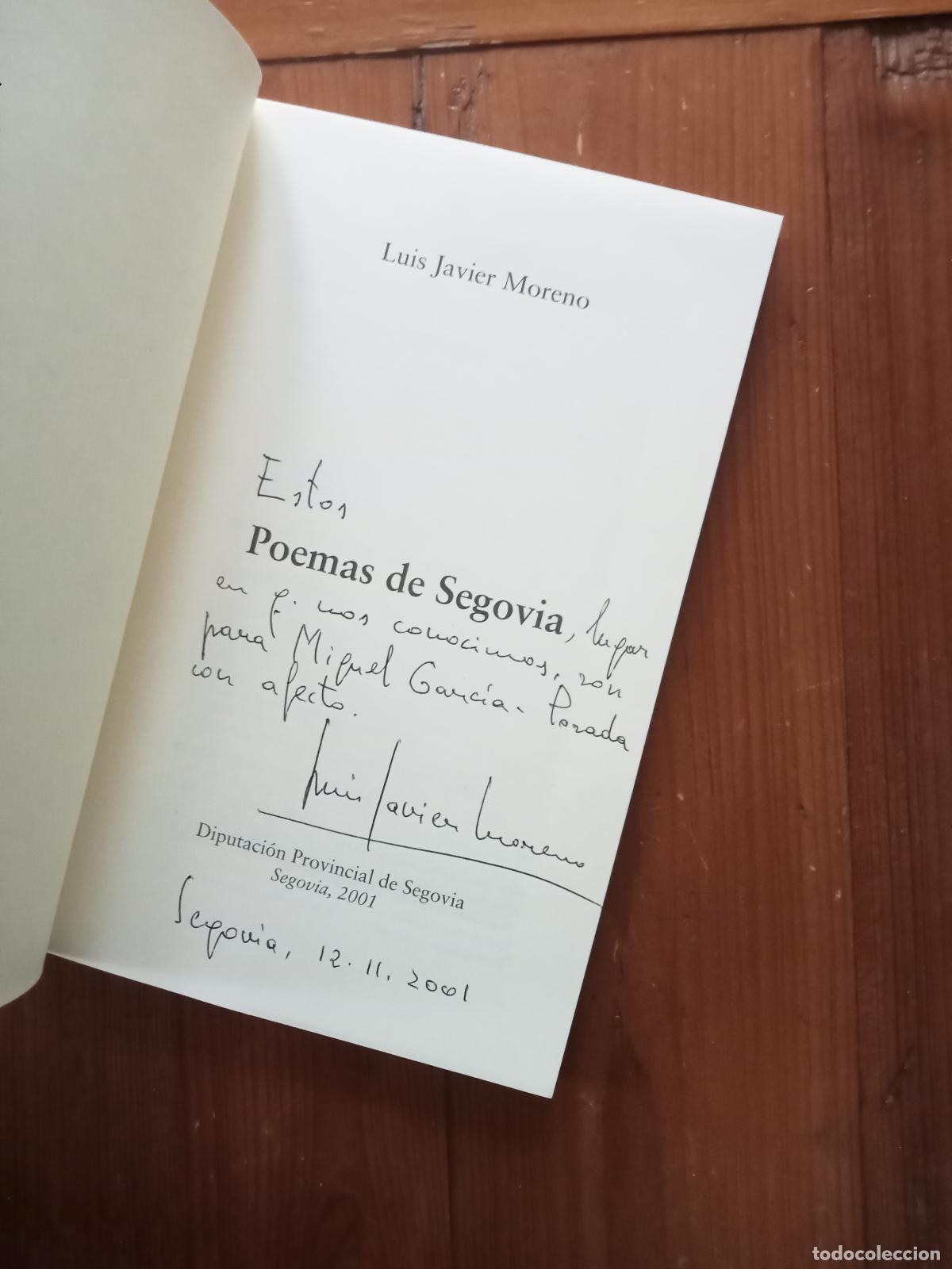Libros: Moreno, Luis Javier - POEMAS DE SEGOVIA - Foto 2