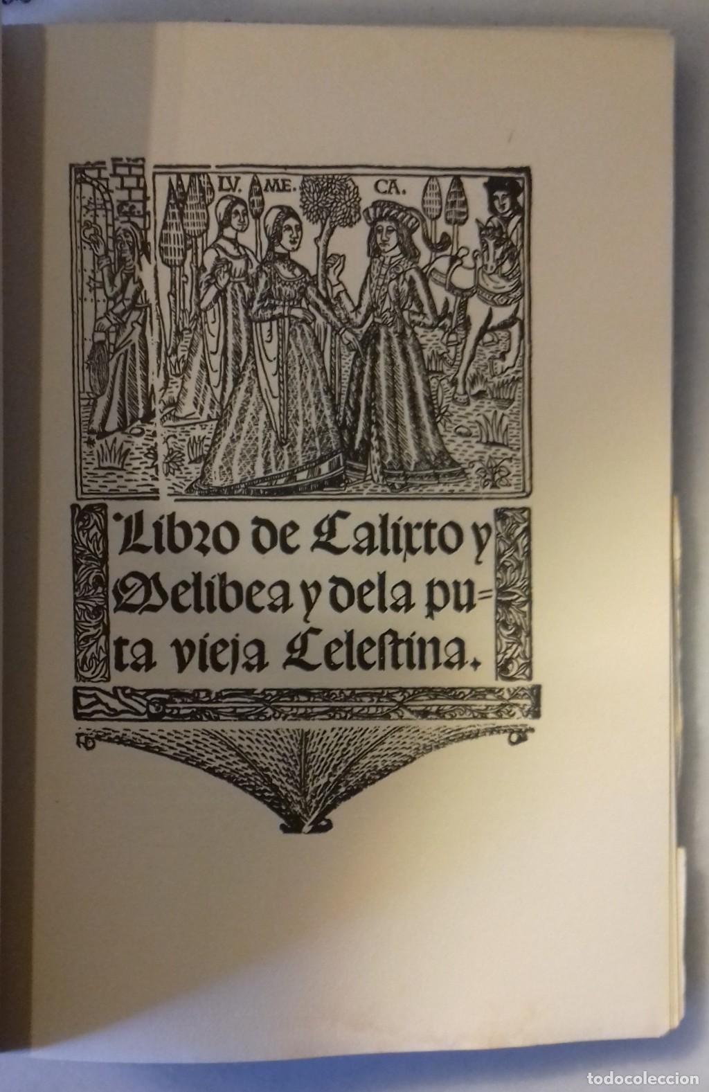 Libros: Fernando de Rojas - LA CELESTINA. LIBRO DE CALIXTO Y MELIBEA Y DE LA PUTA VIEJA CELESTINA - Foto 2