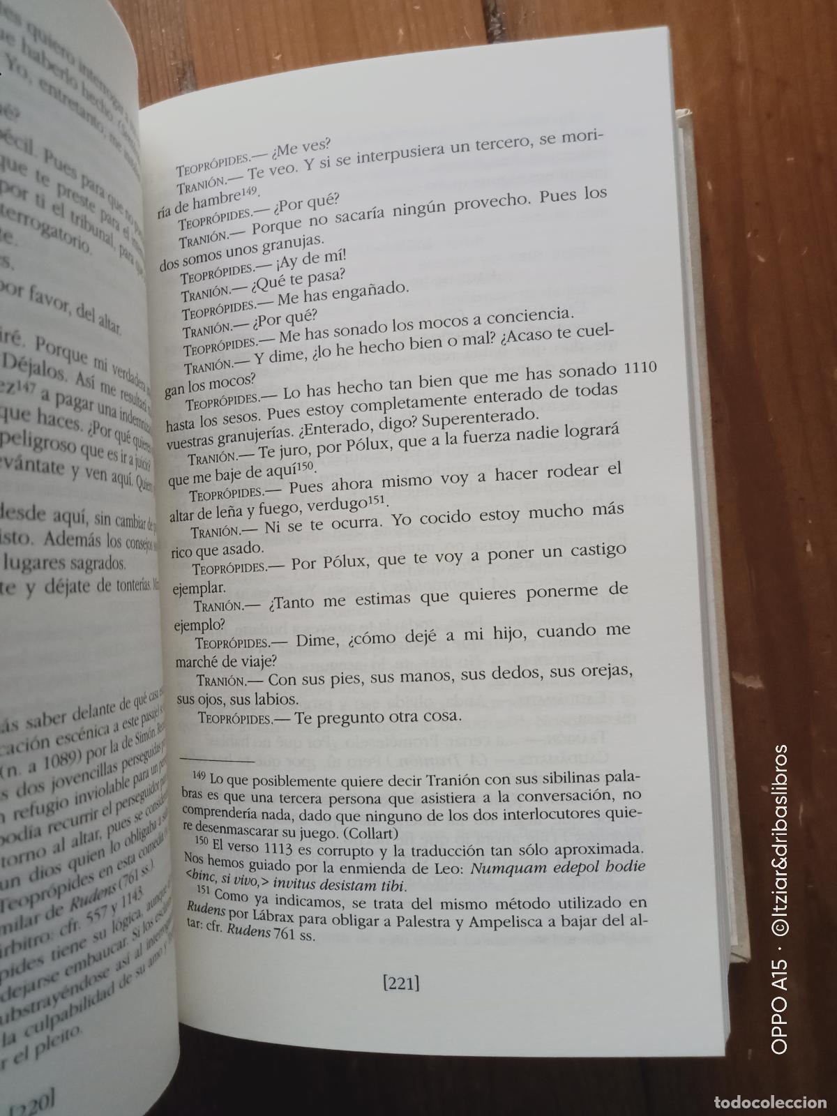 Libros: Plauto - COMEDIAS II - Foto 2