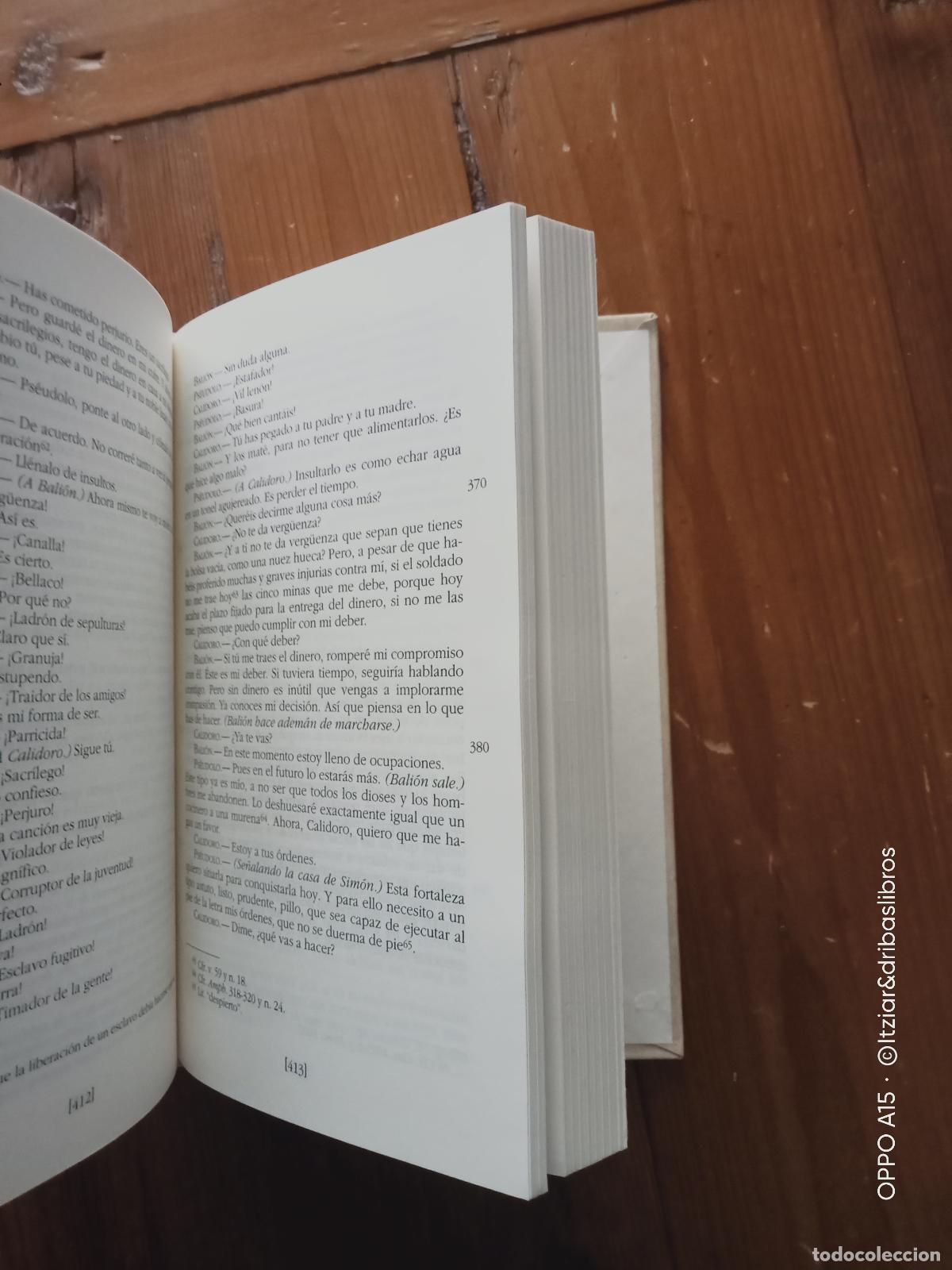 Libros: Plauto - COMEDIAS II - Foto 3