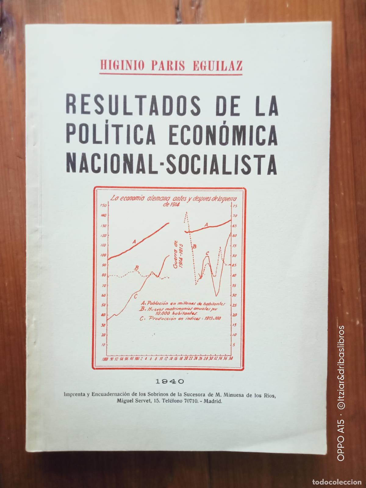 B&uuml;cher: Par&iacute;s Eguilaz, Higinio - RESULTADOS DE LA POL&Iacute;TICA ECON&Oacute;MICA NACIONAL-SOCIALISTA