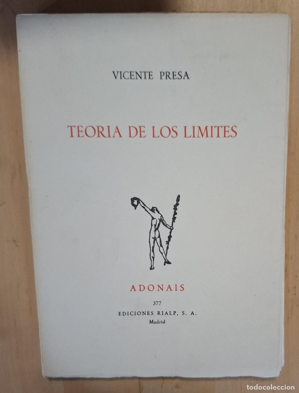 Libros: Vicente Presa - TEOR&Iacute;A DE LOS L&Iacute;MITES - Foto 1