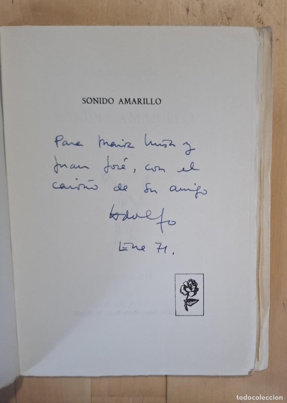 Libros: Adolfo Casta&ntilde;o - SONIDO AMARILLO - Foto 2