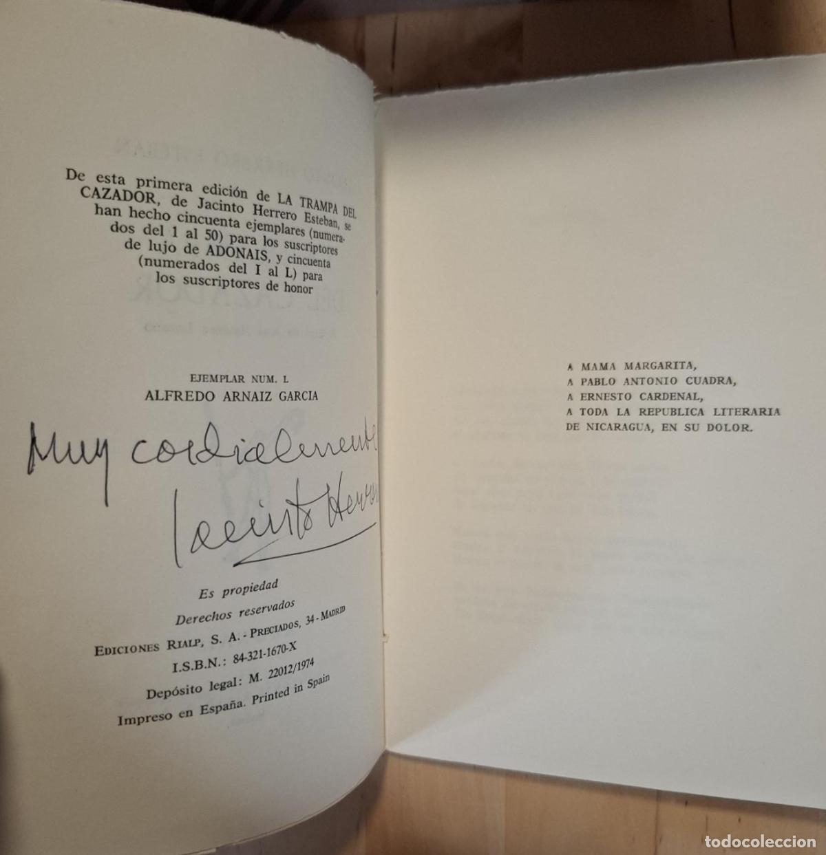 Libros: Jacinto Herrero Esteban - LA TRAMPA DEL CAZADOR - Foto 2