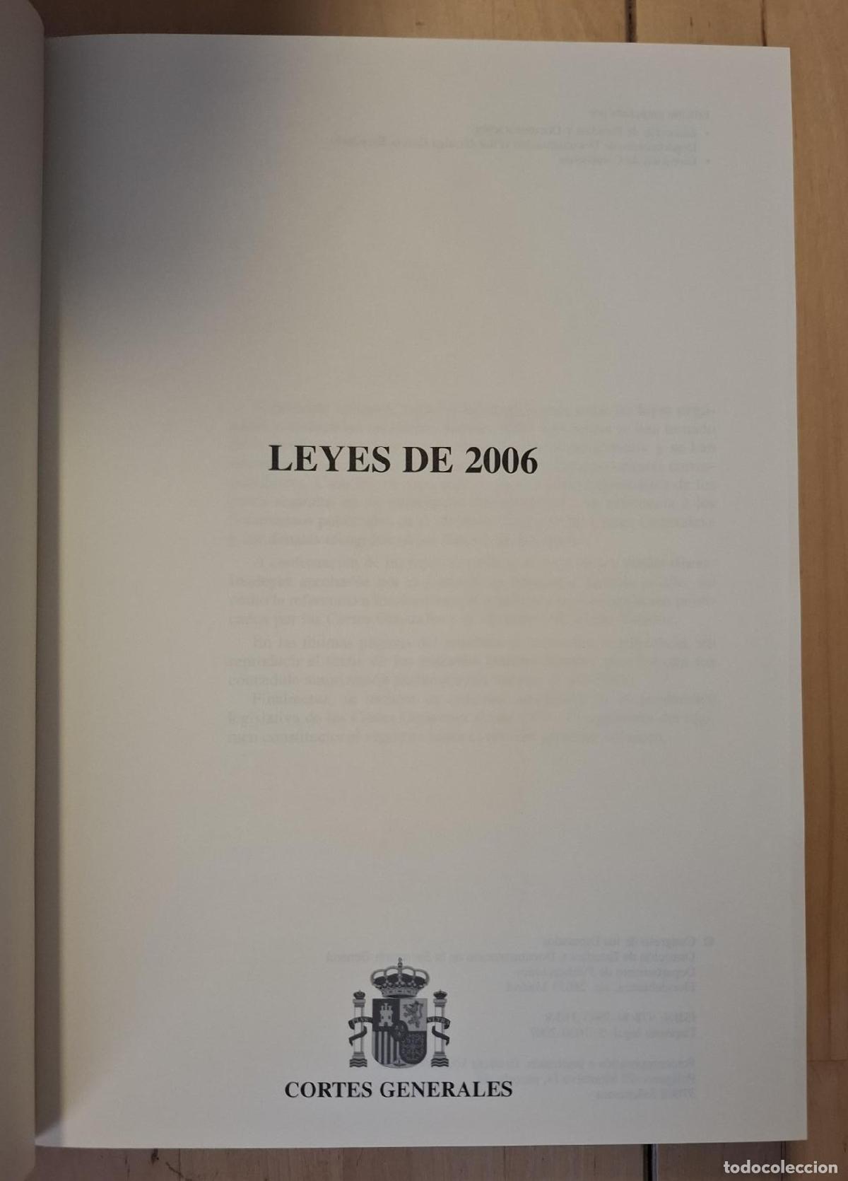 Libros: VV.AA. - LEYES DE 2006 - Foto 2