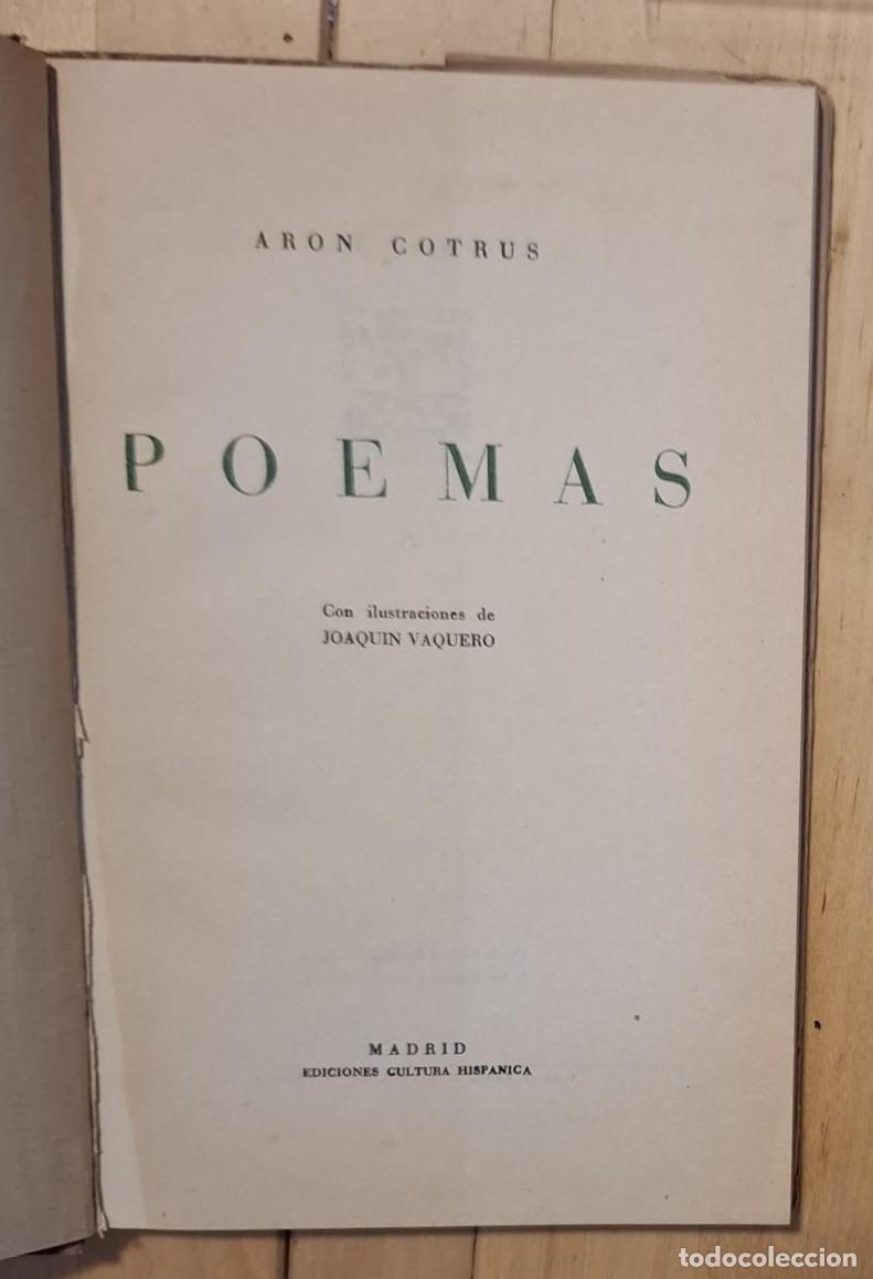 Libros: Aron Cotrus - POEMAS - Foto 3