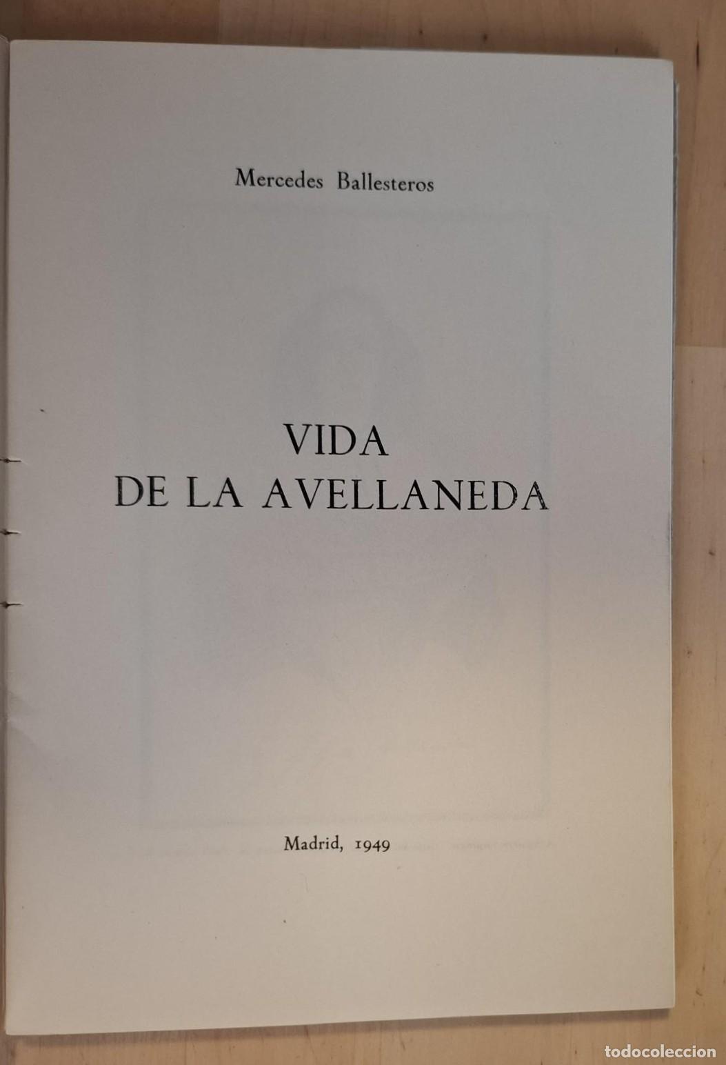 Libros: Mercedes Ballesteros - VIDA DE LA AVELLANEDA - Foto 2