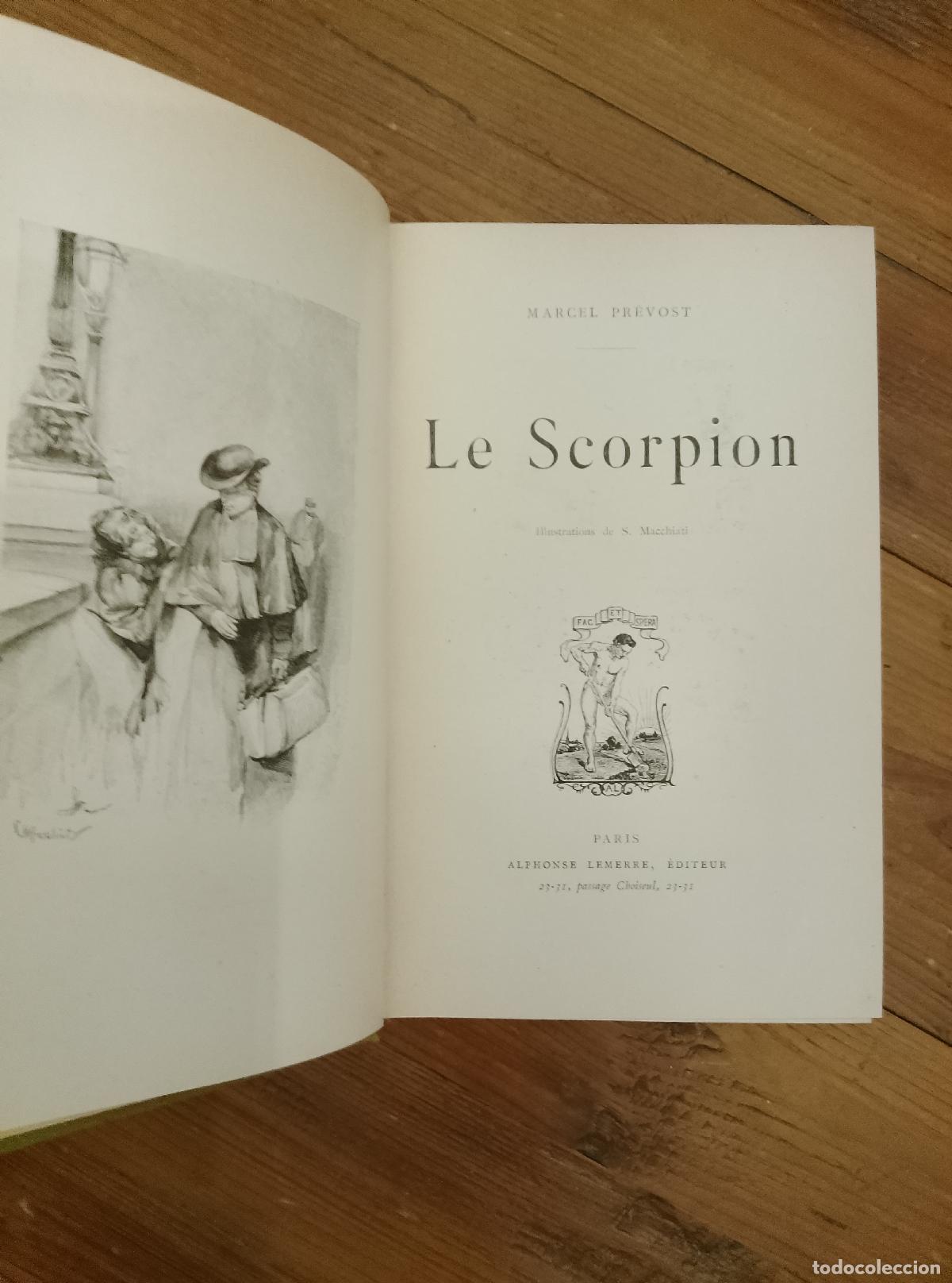 Libros: Marcel Prevost - LE SCORPION - Foto 3