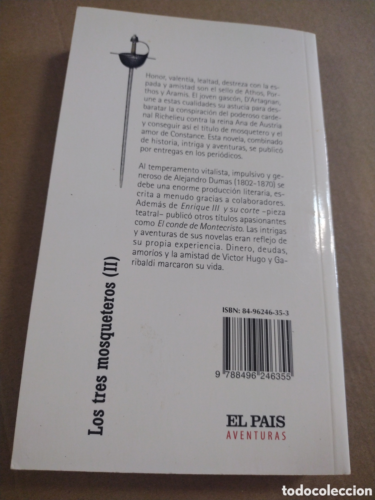 Libros: Los tres mosqueteros (II). El Pais. - Foto 2