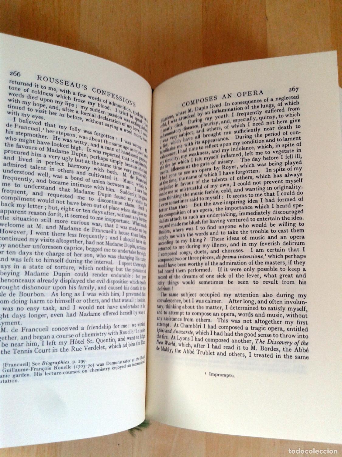 Libros: Rousseau, Jean-jacques - CONFESSIONS - Foto 3