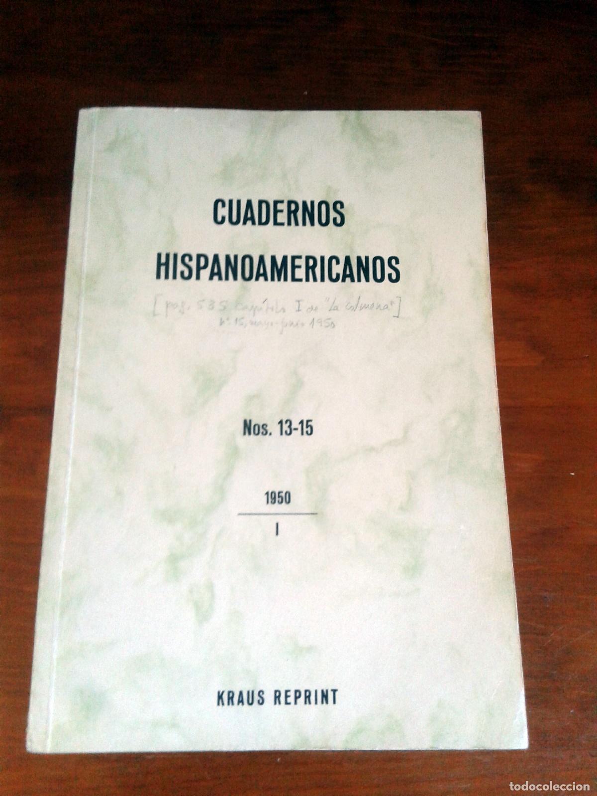 Libros: vvaa - CUADERNOS HISPANOAMERICANOS. Nos. 13-15 - Foto 1