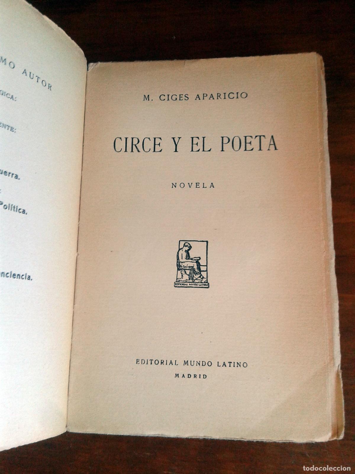 Libros: M. Ciges Aparicio - CIRCE Y EL POETA - Foto 2