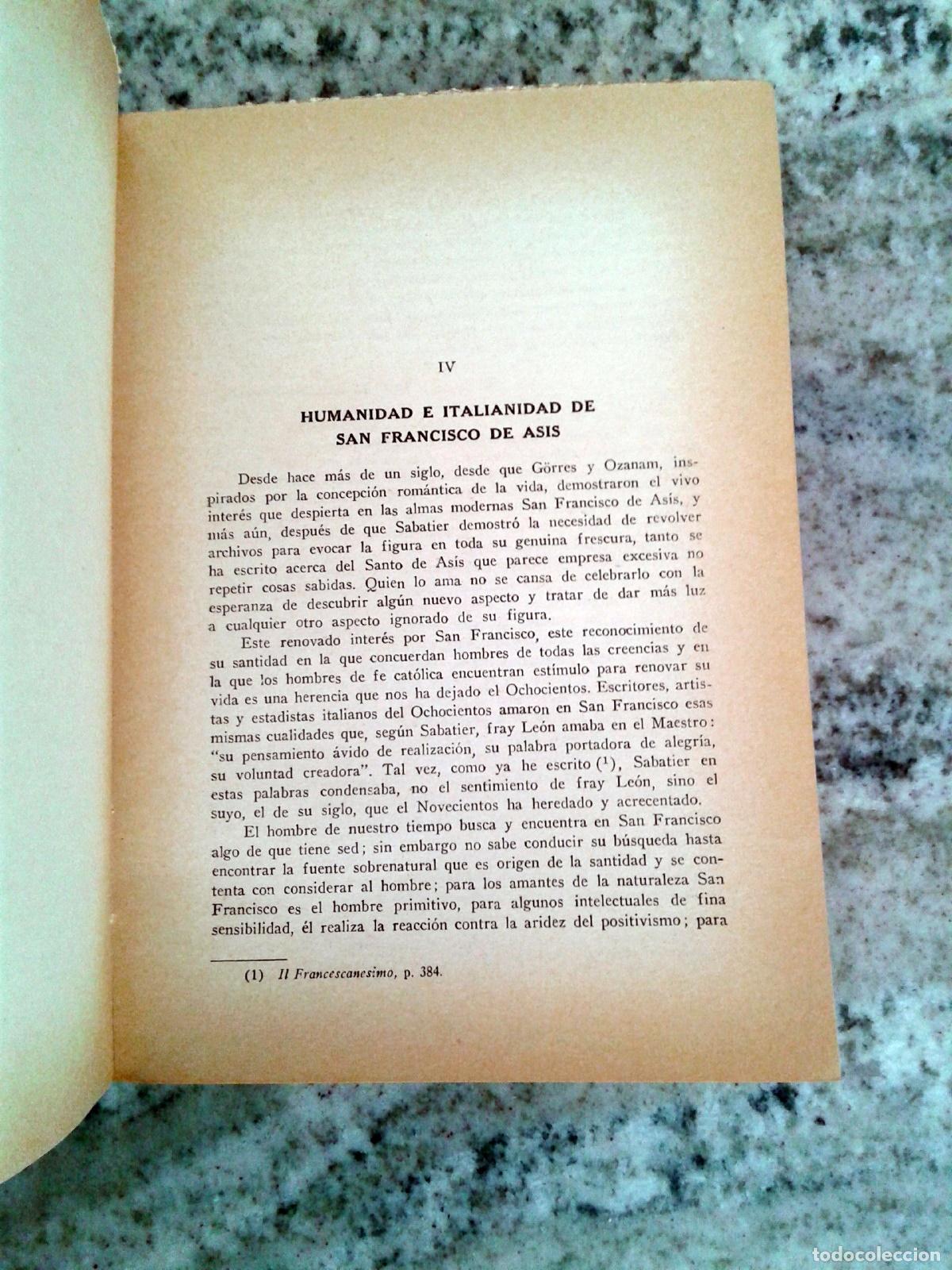 Libros: Agust&iacute;n Gemelli - SAN FRANCISCO DE ASIS Y SUS POBRECITOS - Foto 3