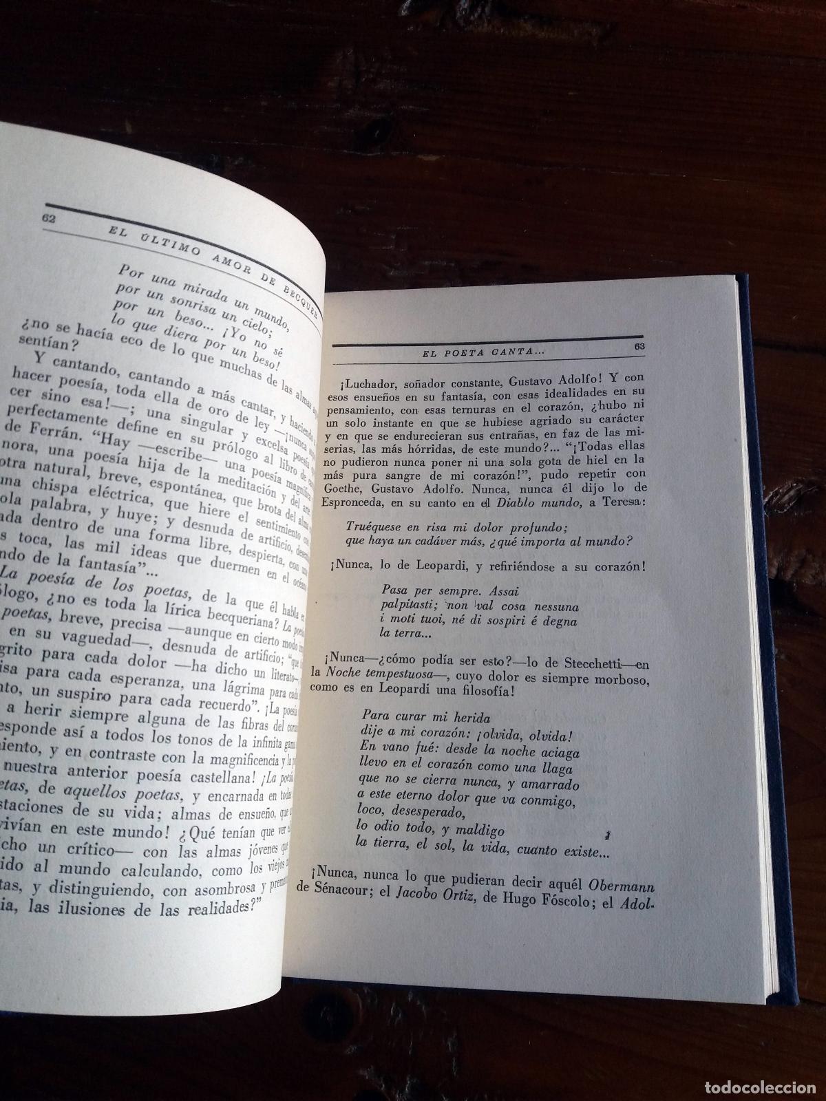 Libros: Adolfo Sandoval - EL ULTIMO AMOR DE BECQUER - Foto 2