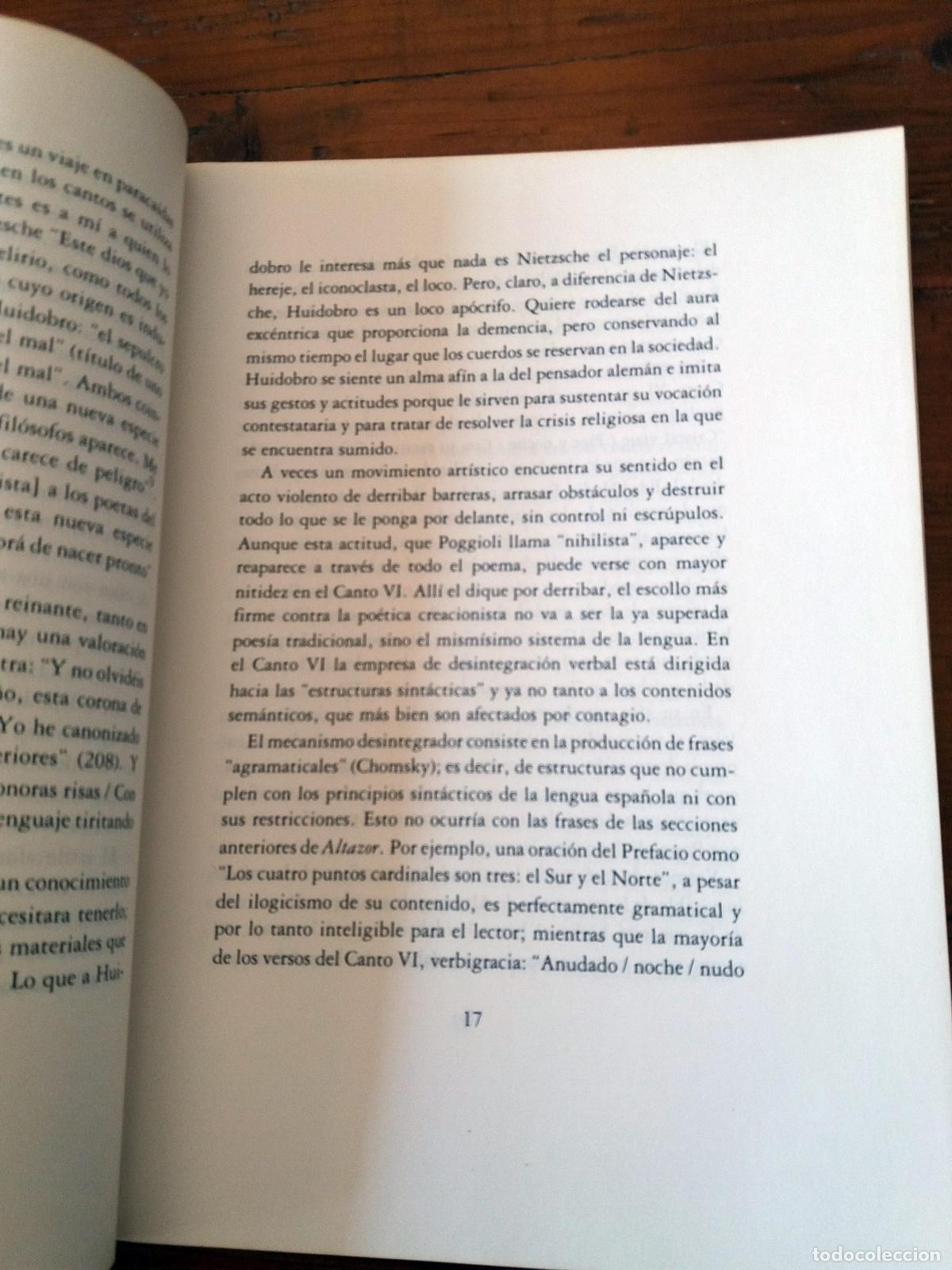 Libros: Vicente Huidobro (Pr&oacute;logo de Oscar Hahn) - ALTAZOR - Foto 5
