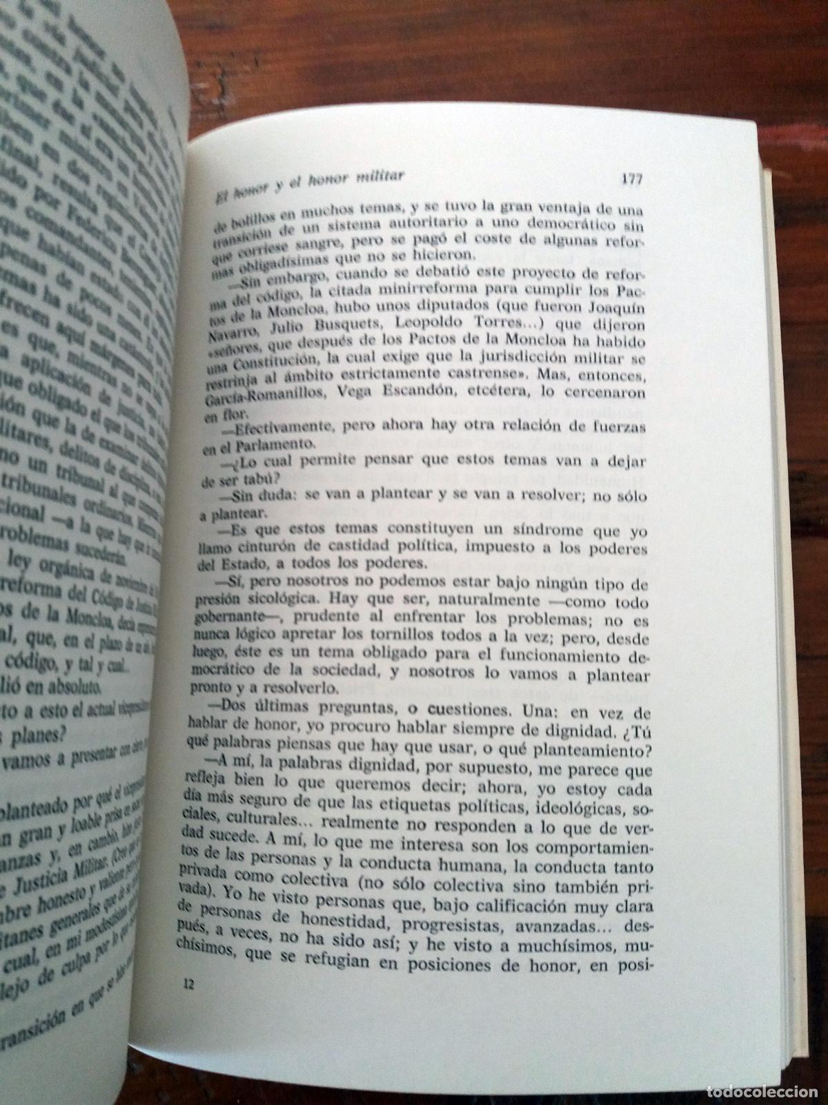 Libros: Jos&eacute; Luis Pitarch - EL HONOR Y EL HONOR MILITAR - Foto 2