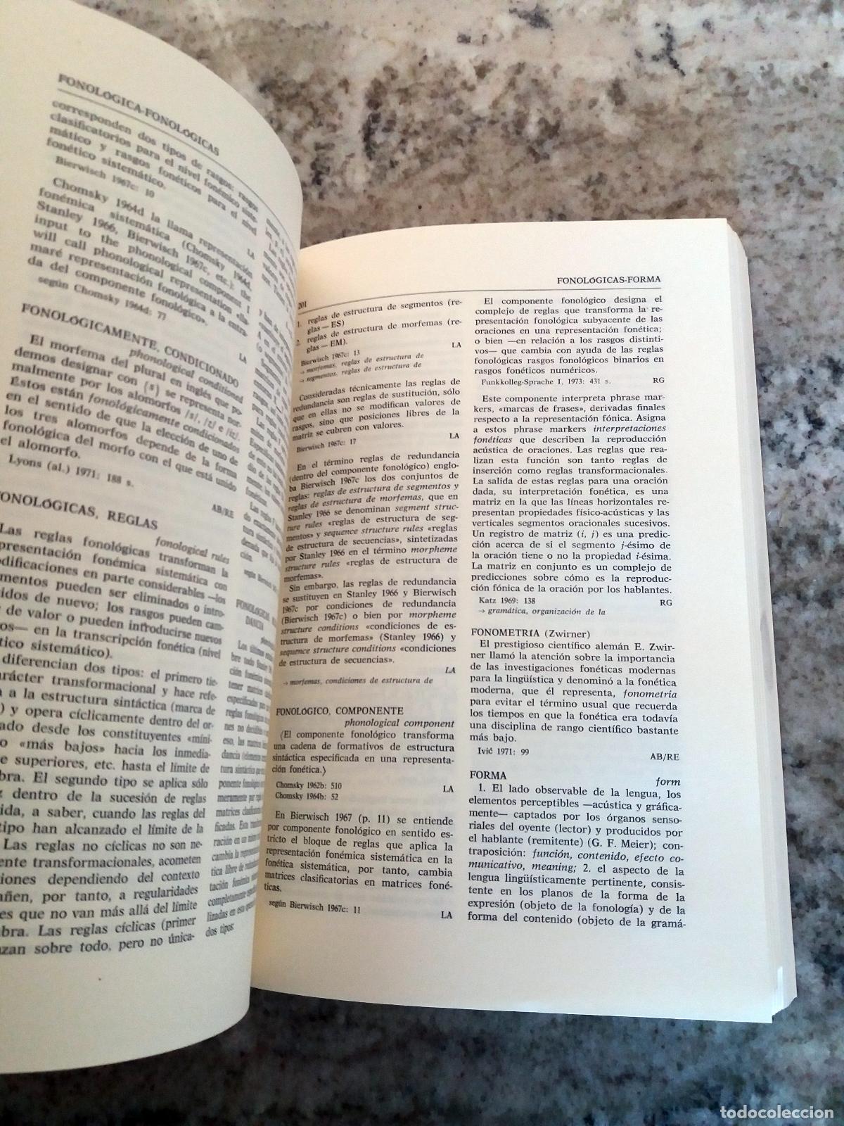 Libros: Abraham, Werner - DICCIONARIO DE TERMINOLOGIA LING&Uuml;&Iacute;STICA ACTUAL - Foto 2