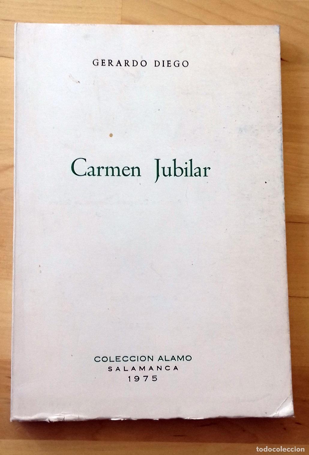 Libros: Gerardo Diego - CARMEN JUBILAR - Foto 1