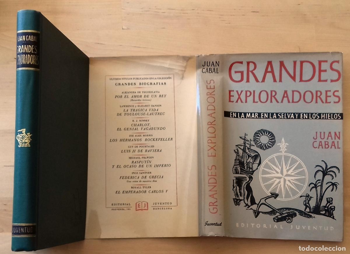 Libros: Juan Cabal - GRANDES EXPLORADORES EN LA MAR, EN LA SELVA Y EN LOS HIELOS - Foto 3