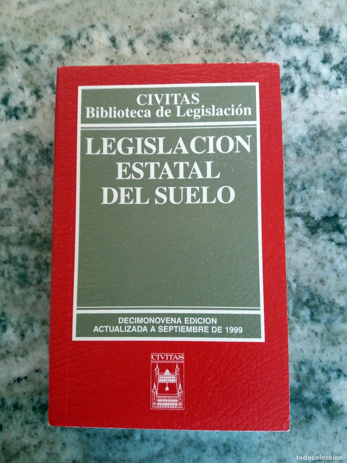 Libros: LEGISLACION ESTATAL DEL SUELO. Biblioteca de legislacion - Foto 1