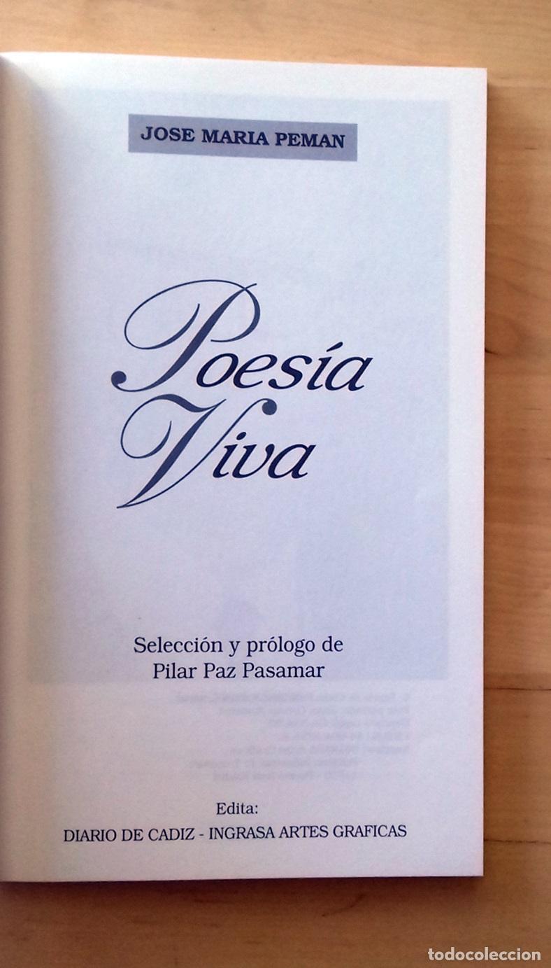 Libros: Jos&eacute; Mar&iacute;a Pem&aacute;n - POES&Iacute;A VIVA - Foto 3