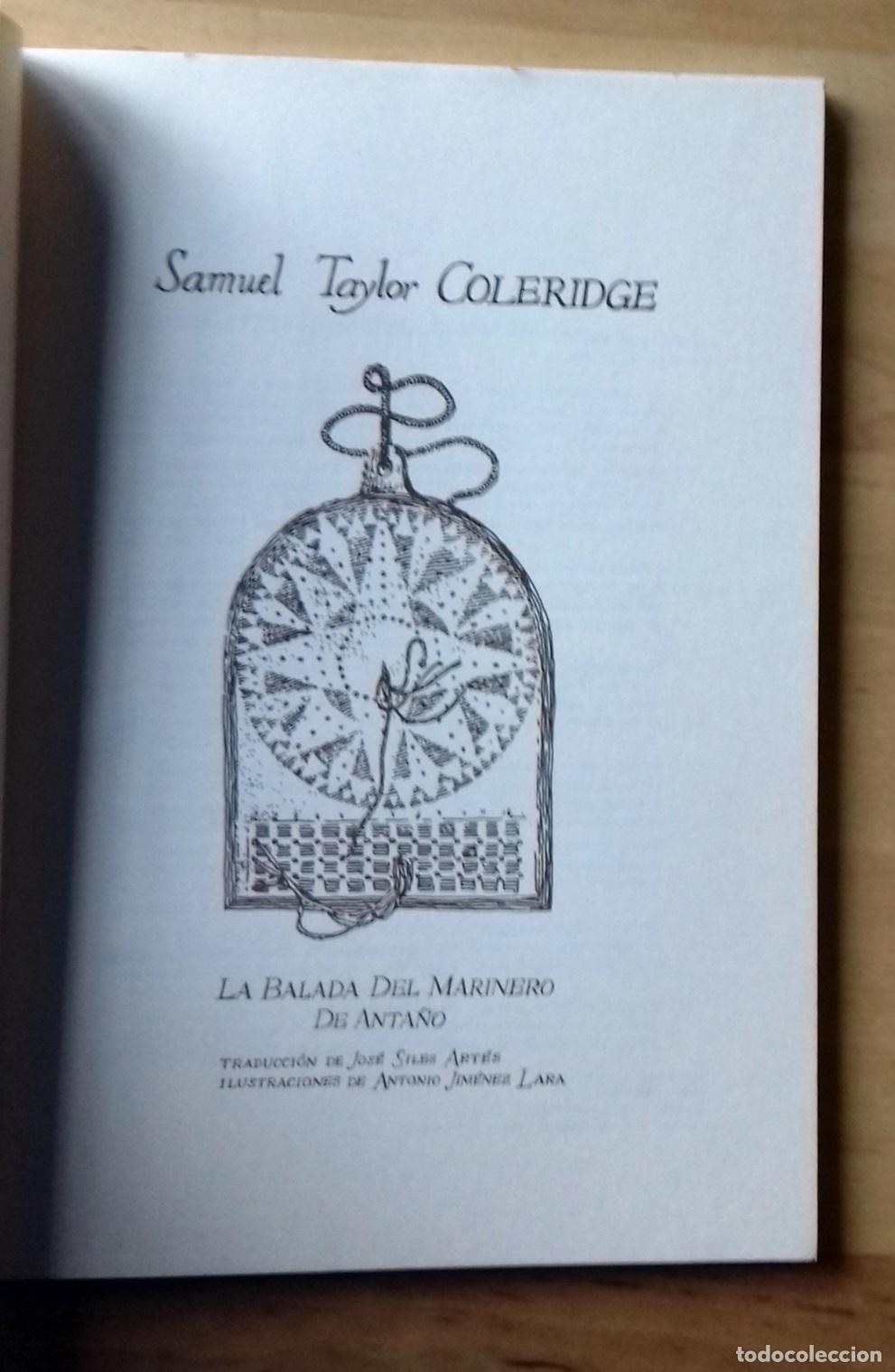 Libros: Samuel Taylor Coleridge - LA BALADA DEL MARINERO DE ANTA&Ntilde;O - Foto 2