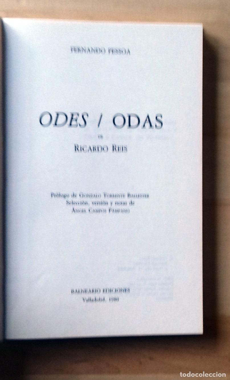 Libros: Fernando Pessoa - ODES / ODAS DE RICARDO REIS - Foto 2