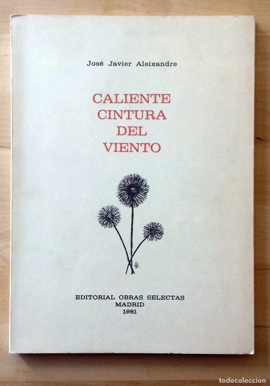 Libros: Jos&eacute; Javier Aleixandre - CALIENTE CINTURA DEL VIENTO - Foto 1