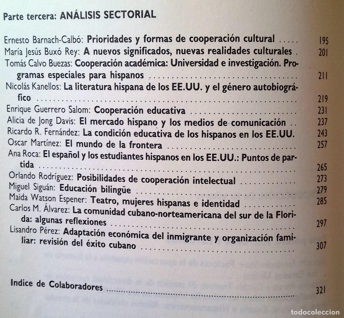 Libros: VV.AA. - HISPANOS EN LOS ESTADOS UNIDOS - Foto 2