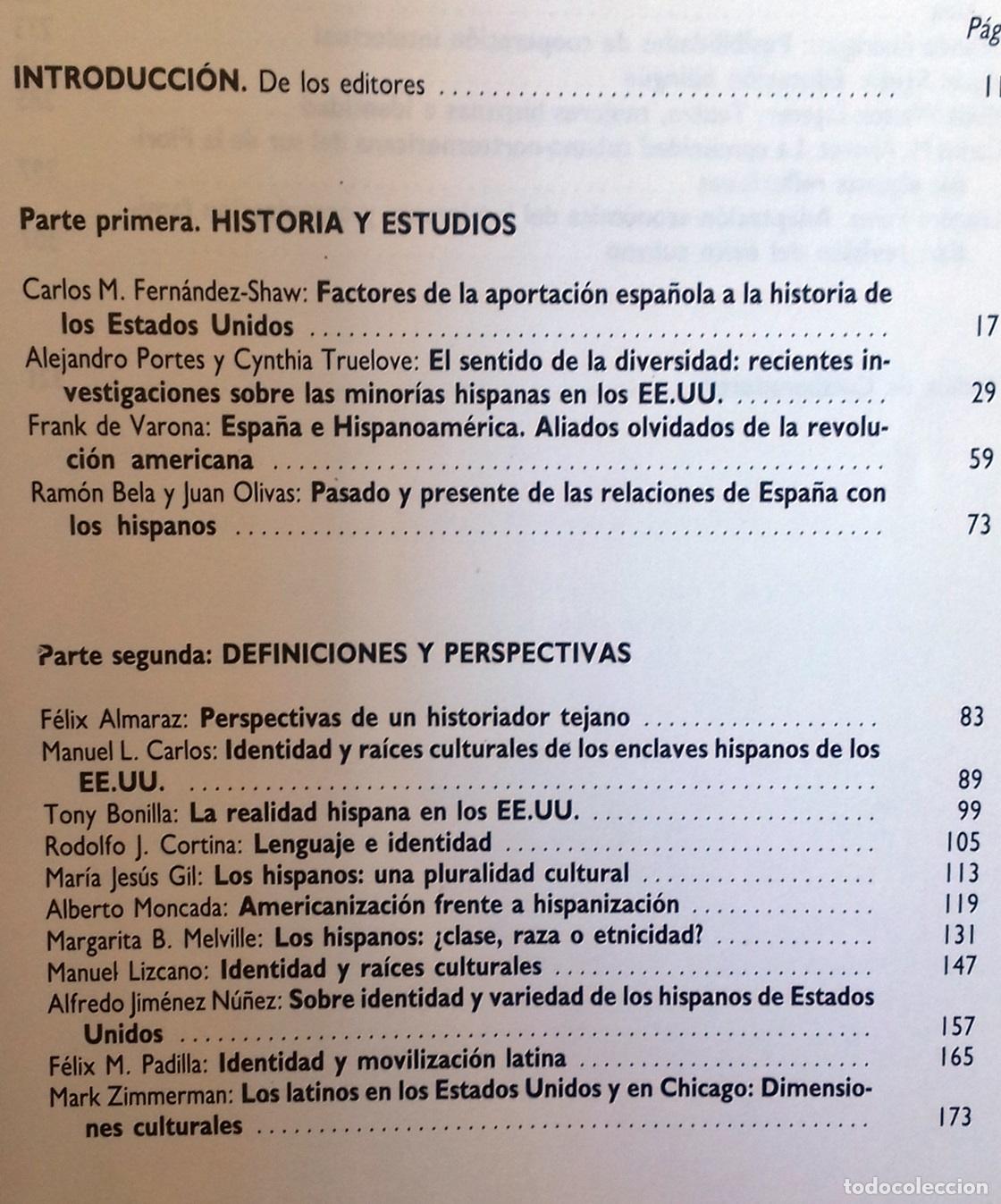 Libros: VV.AA. - HISPANOS EN LOS ESTADOS UNIDOS - Foto 4