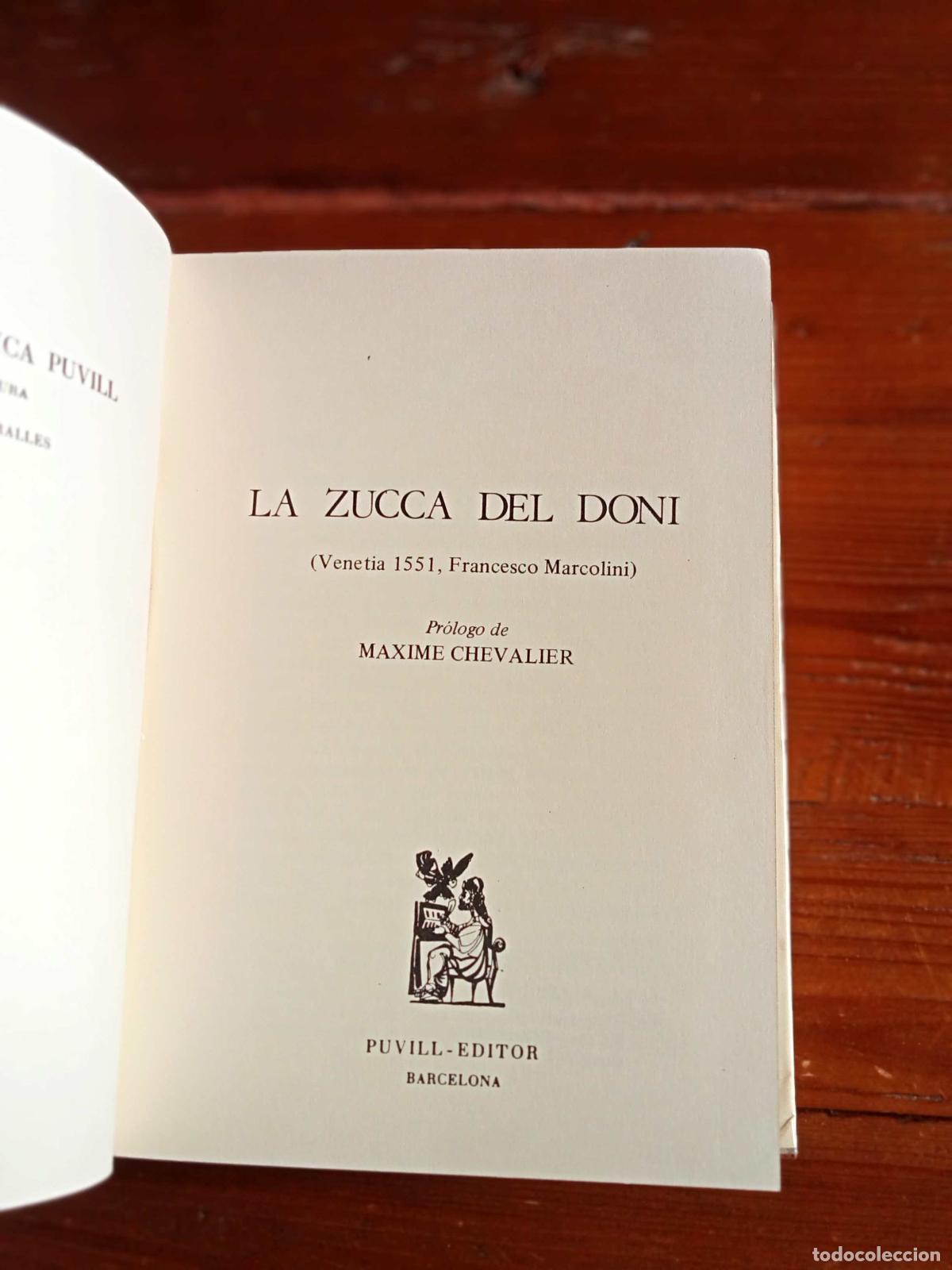 Libros: DONI, A. F. - LA ZUCCA DEL DONI EN SPA&Ntilde;OL. Facs&iacute;mil - Foto 4