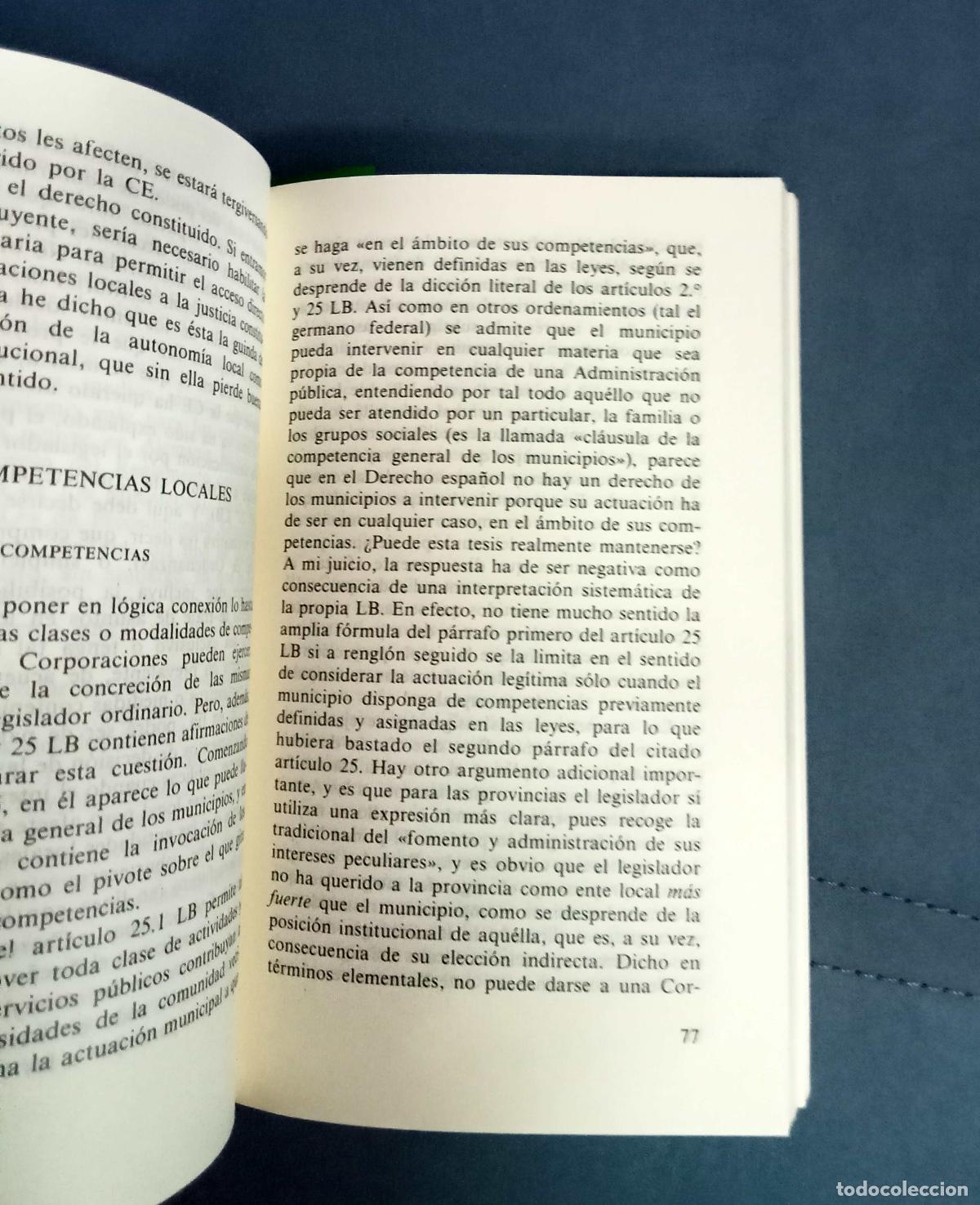 Libros: Sosa Wagner, Francisco - MANUAL DE DERECHO LOCAL - Foto 2