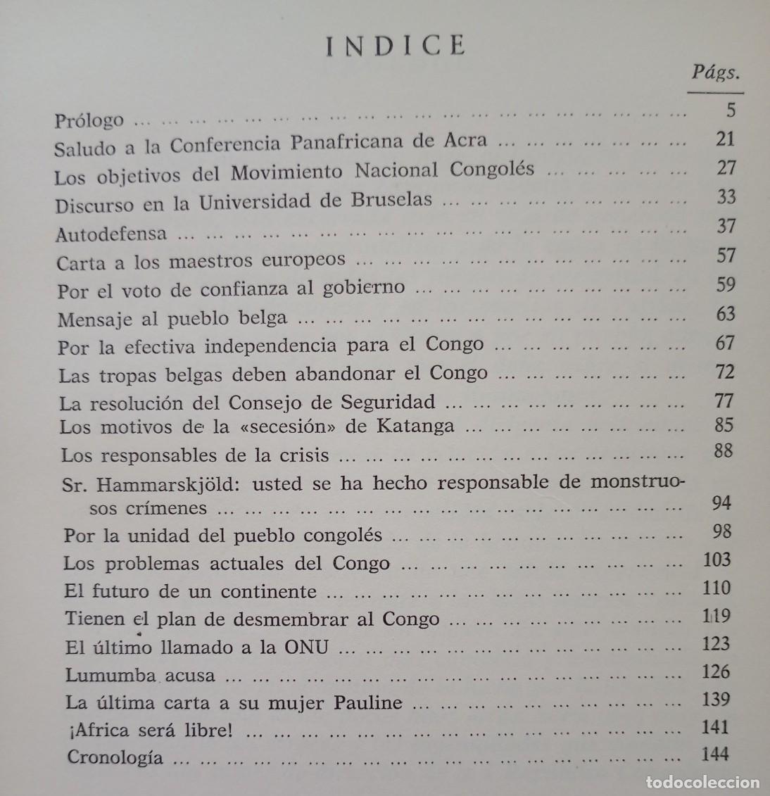 Libros: Patricio Lumumba - LIBERTAD PARA EL CONGO - Foto 2