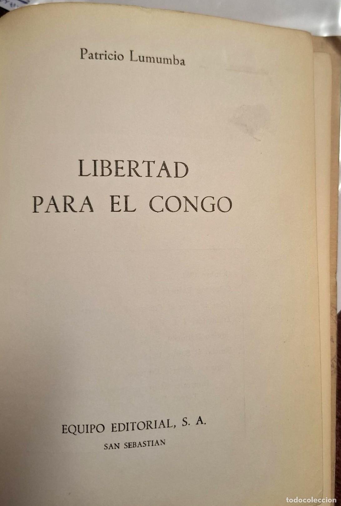 Libros: Patricio Lumumba - LIBERTAD PARA EL CONGO - Foto 3