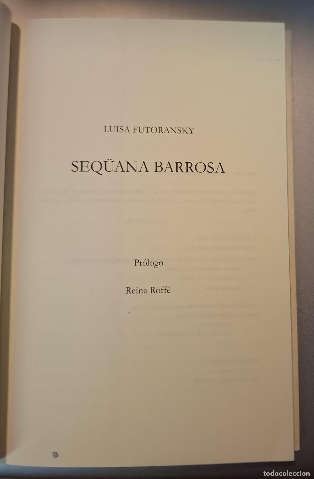 Libros: Luisa Futoransky - SEQ&Uuml;ANA BARROSA - Foto 2