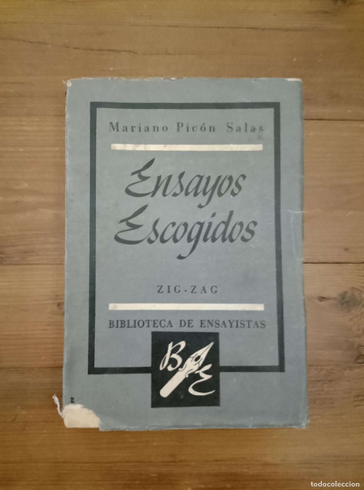 Libros: Mariano Pic&oacute;n Salas - ENSAYOS ESCOGIDOS - Foto 1