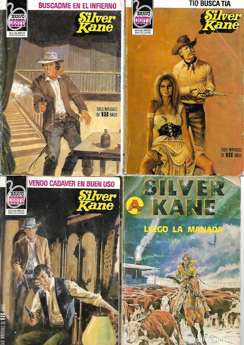 Libros: ocasion lote de 13 novelas DEL OESTE DE SILVER KANE - Foto 1
