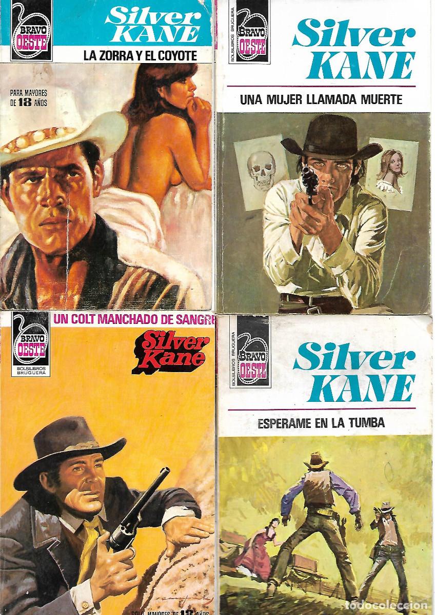 Libros: ocasion lote de 13 novelas DEL OESTE DE SILVER KANE - Foto 2